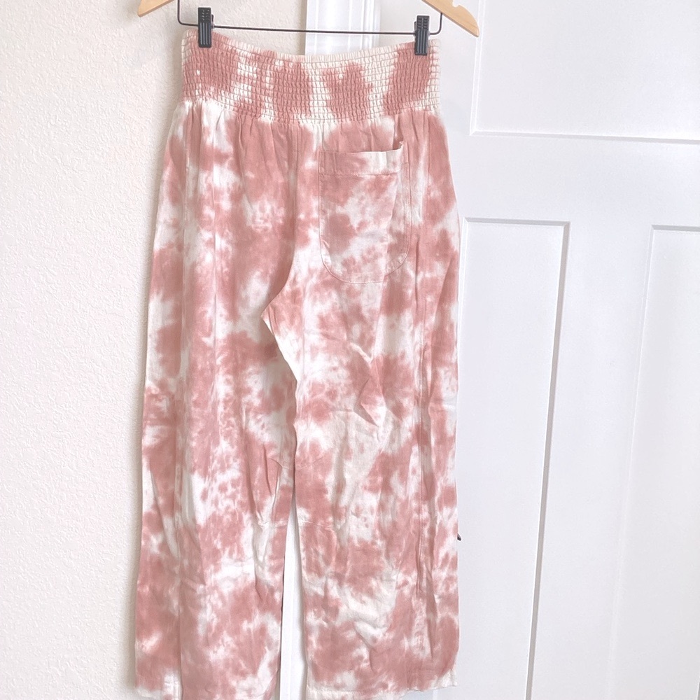 ❌Sold - Pilcro Reese Smocked Barrel Pull-On Pants Tie-Dye Anthropologie - Picture 11 of 14